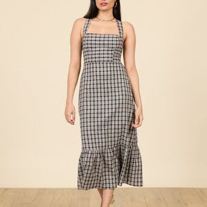Park & Fifth plaid midi dress, size medium